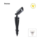 Domus Lighting Lighting Domus DUSK-SPIKE-MR11 - 3W 12V DC LED MR11 Replaceable Exterior Garden Spike Light IP65 Solid Brass - DRIVER REQUIRE Lights-For-You 19119